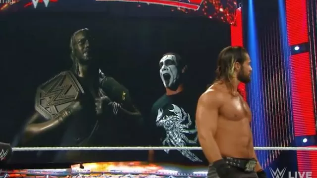 WWE: ¿qué hizo Sting con la estatua de Seth Rollins?