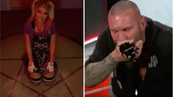 WWE RAW: Randy Orton escupió un líquido negro tras culpar a Alexa Bliss de sus distracciones