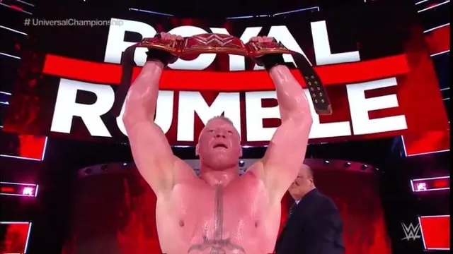 Royal Rumble 2018: Brock Lesnar retuvo el título Universal al vencer a Kane y Strowman