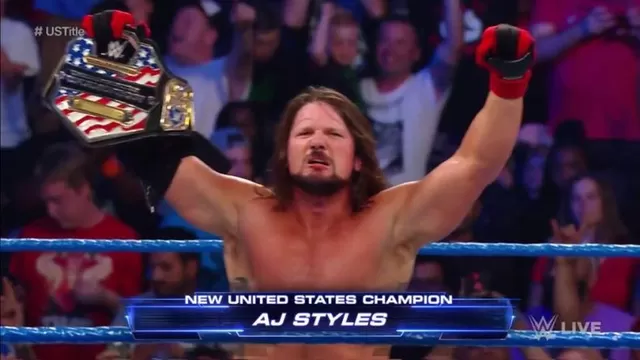 WWE SmackDown: AJ Styles recuperó el Campeonato de los Estados Unidos