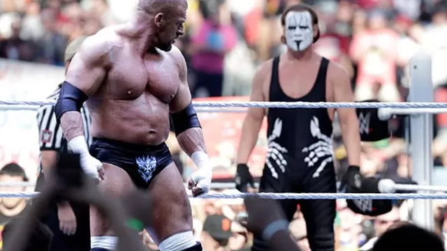 WWE: Sting peleó por última vez ante Triple H en WrestleMania y pasó esto