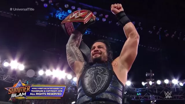 SummerSlam 2018: Roman Reigns derrotó a Brock Lesnar y es nuevo Campeón Universal