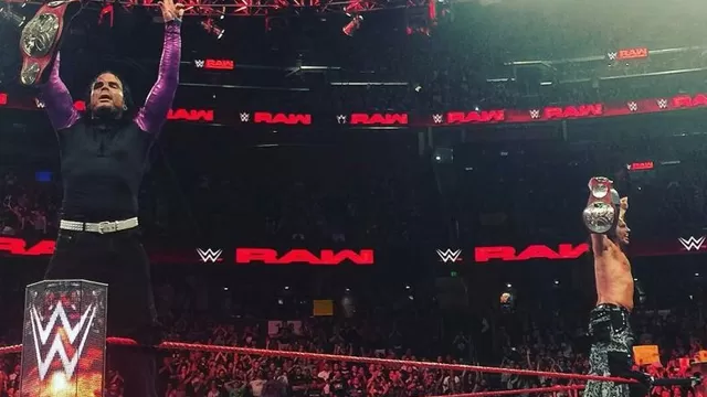 WWE: The Hardy Boyz defendieron con éxito sus títulos de parejas en RAW