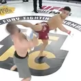 YouTube: Espectacular nocaut en la MMA de Estados Unidos tras patada giratoria