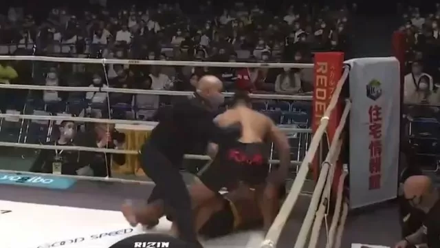 YouTube: Luchador de MMA siguió golpeando a su rival tras noquearlo y casi genera un batalla campal