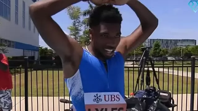 YouTube: Lyles pensó que había batido un récord de Bolt, pero luego descubrió que había un error