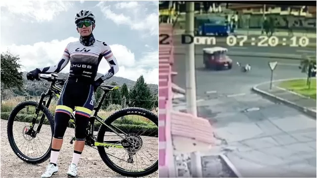 YouTube: Video muestra atropello a Miryam Núñez, campeona ecuatoriana de ciclismo