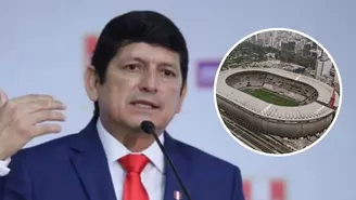 Agustín Lozano defendió el Estadio Nacional como la casa de la blanquirroja / Foto: FPF / Video: América Deportes