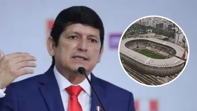 Agustín Lozano defendió el Estadio Nacional como la casa de la blanquirroja / Foto: FPF / Video: América Deportes
