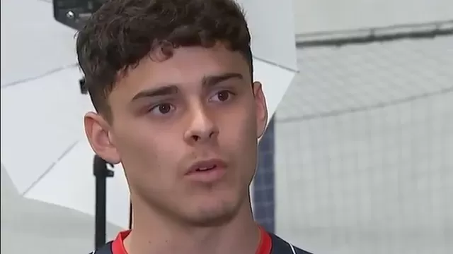 Alexander Robertson, futbolista de 18 años. | Video: @ScotlandSky