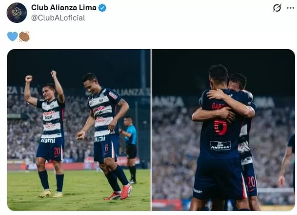 El post de Alianza Lima tras el triunfo de Perú. 