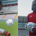 André Carrillo y Pedro Gallese publicitan el balón de Qatar 2022