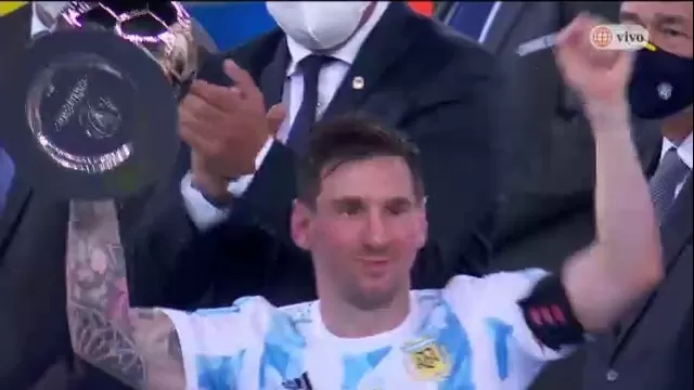 Argentina ganó la Copa América 2021 y Messi fue elegido el mejor jugador del torneo
