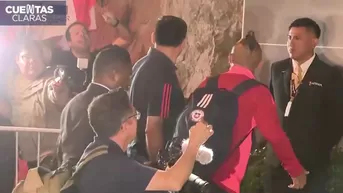 Arturo Vidal tuvo cruce de palabras con hincha peruano