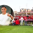 Así fue la visita de Yotún a la selección peruana en Videna