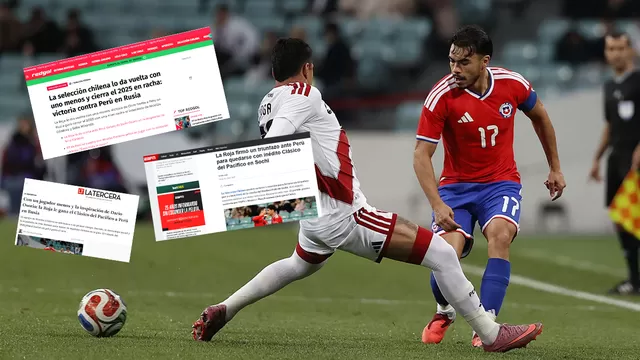 Así reaccionó la prensa chilena ante el triunfo de la 'Roja' 2-1 ante Perú en amistoso internacional / AD