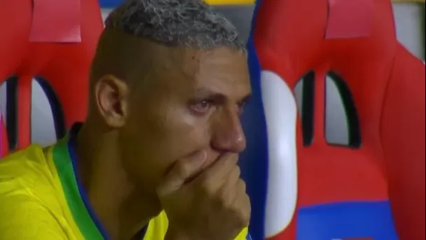 Richarlison fue cambiado a los 71&#39;. | Fuente: TV Globo