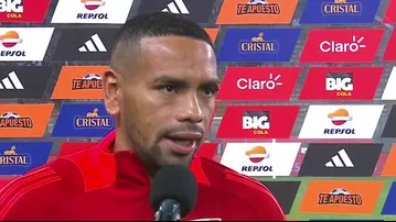 Callens tomó la palabra tras el empate de Perú ante Colombia