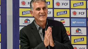 Carlos Queiroz habló previo al amistoso Perú vs. Colombia | Foto: AFP.