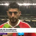 Carlos Zambrano: “La gente que sabe de fútbol ve el partido y sabe que en la contra nos mataron”