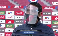 Chile vs. Perú: "Necesitamos no alejarnos de la zona de clasificación", aseguró Solano - Noticias de nolberto-solano