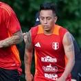 Christian Cueva continúa entrenando junto a la Selección pese a difícil momento