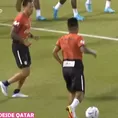 Christian Cueva intentó hacerle una &#39;huacha&#39; a Gianluca Lapadula: Mira qué pasó en Doha