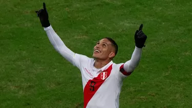 Paolo Guerrero anotó el tercer gol contra Chile, que hizo que Perú llegue a la final de la Copa América 2019 / Foto: AFP