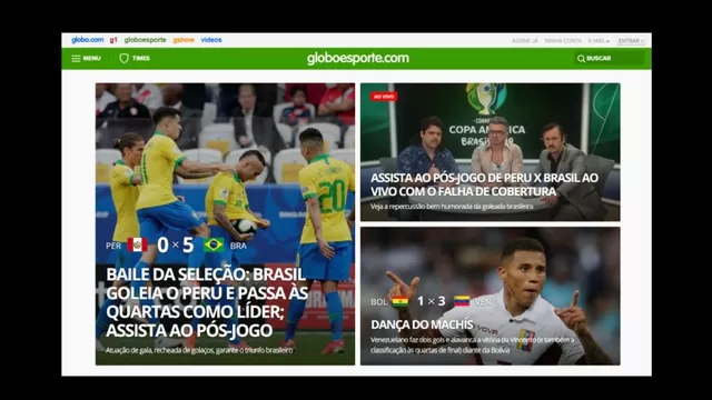 As&amp;iacute; habl&amp;oacute; el mundo sobre la goleada de Brasil ante Per&amp;uacute;.-foto-2