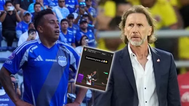 Christian Cueva le mandó un conmovedor mensaje a Ricardo Gareca tras sus elogios / AD