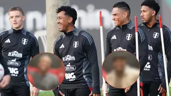 Dos exseleccionados sorprendieron en la concentración de Perú