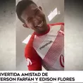 Edison Flores y un divertido cruce con Jefferson Farfán: &quot;Te voy a meter tu galleta&quot;