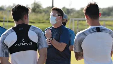 Es la quinta semana de trabajos de la selección guaraní de cara a las Eliminatorias. | Foto: Twitter