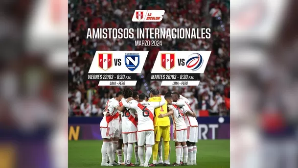 Anuncio de la Selección Peruana de los que serán sus encuentros amistosos en Marzo / Foto: LaBicolor