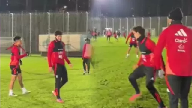 Fabio Gruber pudo completar su primer entrenamiento con la selección peruana con miras a amistosos / AD