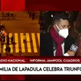 Familia de Gianluca Lapadula celebra triunfo de la selección peruana