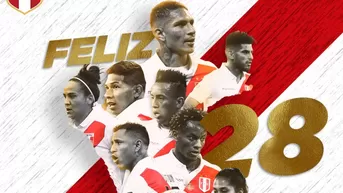 Fiestas Patrias: La selección peruana y el emotivo saludo al Perú por 28 de julio