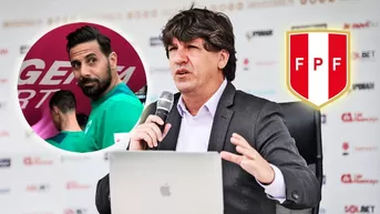 El "plan" de la FPF para juntar a Jean Ferrari con Claudio Pizarro
