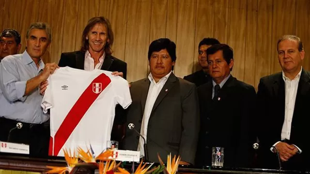 Edwin Oviedo, presidente de la Federaci&amp;oacute;n Peruana de F&amp;uacute;tbol.