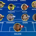 Gallese, Advíncula y Yotún en el once ideal de la Conmebol elegido por los hinchas