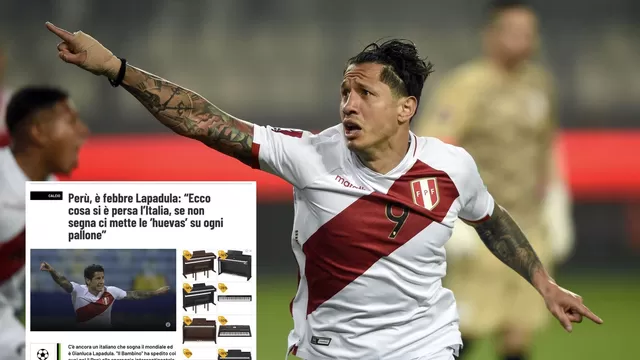 El &#39;Bambino&#39;, de 32 años, anotó el primer gol de Perú ante Paraguay.  | Foto: Gazzetta dello Sport.
