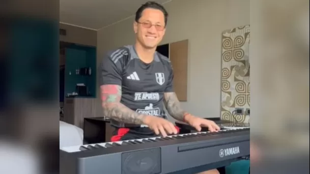 Gianluca Lapadula tocó una canción de Daft Punk. | Fuente: @ gianluca_lapadula_official