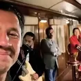 Gianluca Lapadula disfrutó y cantó &#39;Contigo Perú&#39; al regresar a Machu Picchu