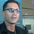 Gianluca Lapadula llegó a Barcelona para unirse a la selección peruana