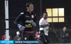 Gianluca Lapadula se puso los guantes y atajó en práctica de la selección peruana - Noticias de cristiano-ronaldo