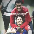 Gianluca Lapadula y un divertido saludo de cumpleaños a Renato Tapia