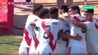 GOLAZO de Piero Cari tras gran jugada de Perú para el 1-0 sobre Chile