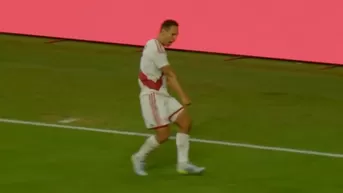 GOLAZO de Renzo Garcés para el 1-1 entre Perú y Haití