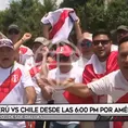 Hinchas peruanos ya viven el Perú vs. Chile en Arlington