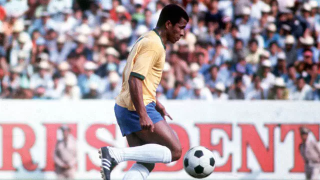 Jairzinho marcó uno de los mejores goles del Brasil campeón en México 1970